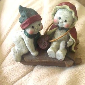 1991 Sarah's Attic Forever Frolicing Friends #4632 Figurine 2 1/2".